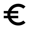 Euro teken borg retour